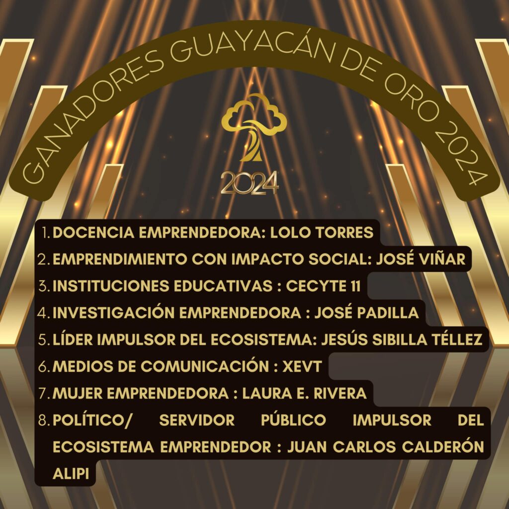Conoce A Los Ganadores De Los Premios Guayacan De Oro 2024