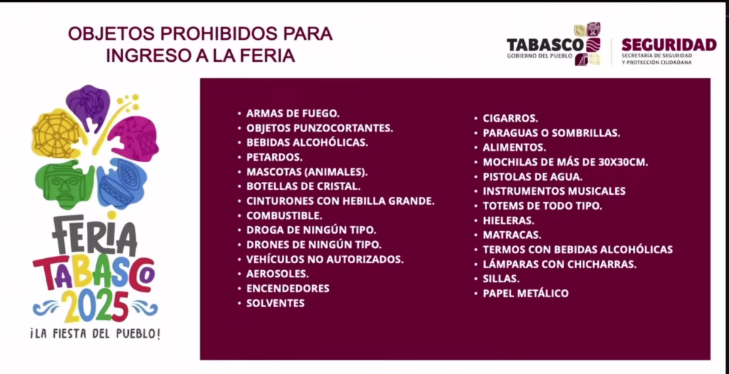 Anuncian Objetos Prohibidos Y Reforzaran Seguridad Con 350 Elementos