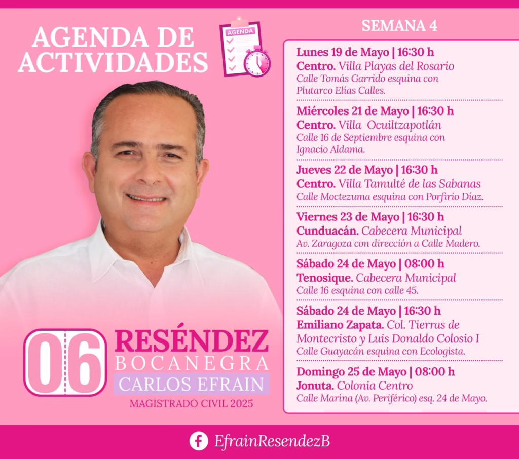 Carlos Efrain Resendez Fortalece Su Cercania Ciudadana Con Intensa Agenda