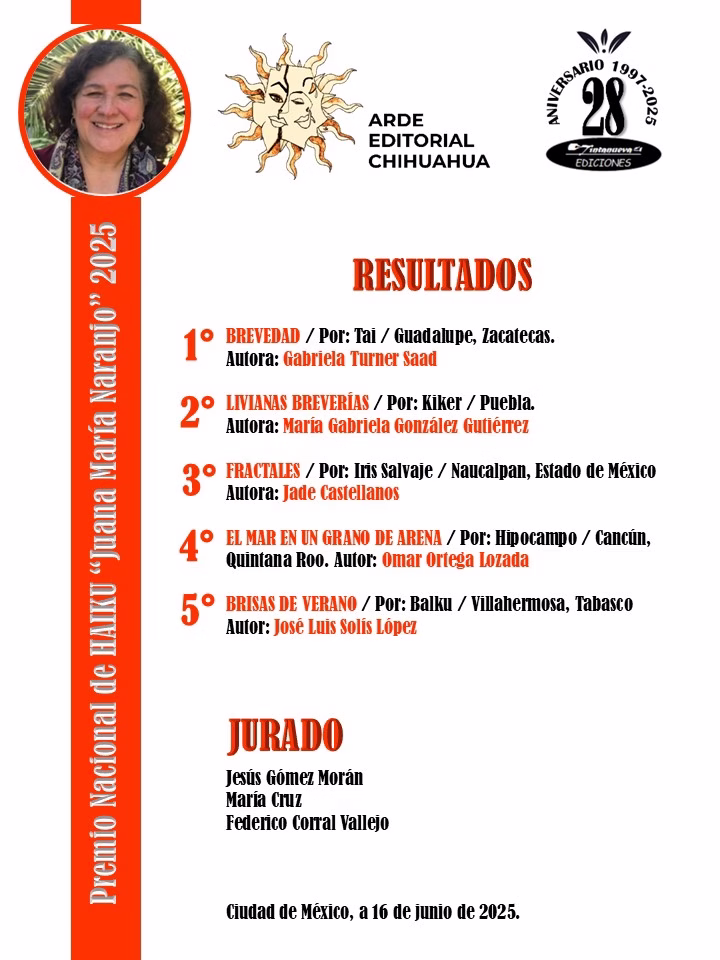 Dos Voces Tabasquenas Brillan En El Premio Nacional De Haiku 2025