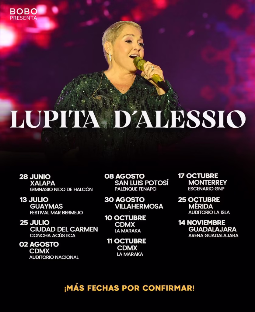 ¡Ese Hombre! Lupita D’alessio Regresa A Villahermosa: Concierto Imperdible 2 Lupita Dalessio Regresa A Villahermosa