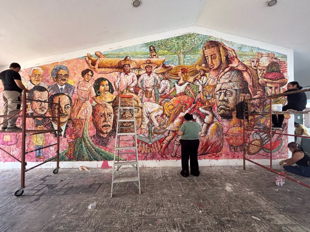 “Legado Cultural Del Pueblo Tabasqueño”: Un Mural Que Narra La Historia Viva De Tabasco 7 517125305 728767639911215 8272553720171054059 N
