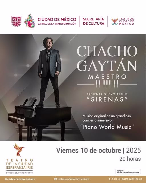 Chacho Gaytán Regresa Con “Sirenas”: Piano, Emociones Y Arte En El Corazón De Cdmx 72 Chacho Gaytan