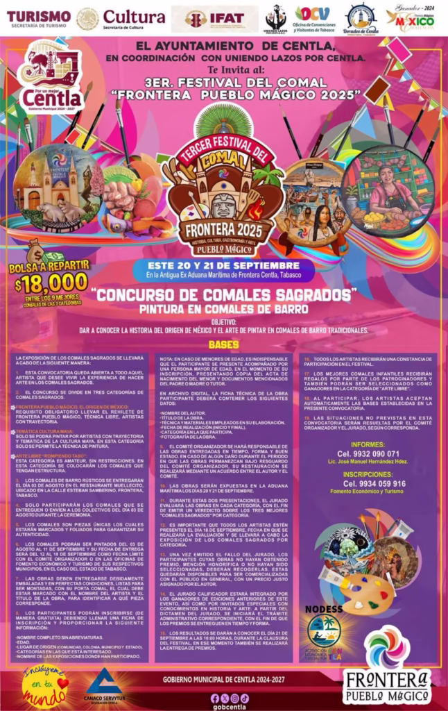 ¡Faltan Solo 8 Días Para El Tercer Festival Del Comal “Frontera Pueblo Mágico” En Tabasco! 79 541434568 122212313384253861 2182975048078093333 N