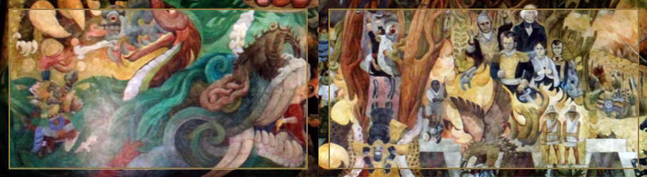 ¿Sabías Que Hay Un Mural En El Congreso De Tabasco Que Narra Toda La Historia De México? 3 Mural4
