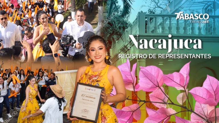Nacajuca Con Orgullo Chontal, Emily De La Cruz Oficializa Su Registro Por Nacajuca Para Flor Tabasco 2026