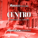 Monserrat Contreras Ponce, Embajadora De Centro Para La Feria Tabasco 2026, Frente A La Catedral De Villahermosa. Fotografía De La Revista Del Sureste Y Tabasco Trends.