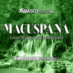 Regina Colín Vivas, Embajadora De Macuspana 2026, En Las Cascadas De Agua Blanca. Fotografía De La Revista Del Sureste Y Tabasco Trends Para La Feria Tabasco 2026.