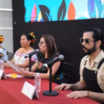 Autoridades Y Artistas Durante La Presentación De La Programación Del Festival Cultural Ceiba 2026 En Villahermosa, Tabasco.
