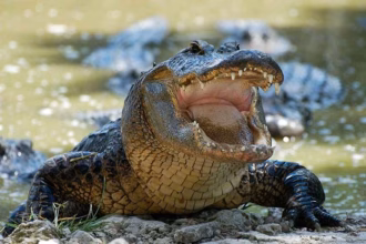Pescador Alimenta A Enorme Cocodrilo De Mas De 4 Metros Y Causa Polemica En Tabasco