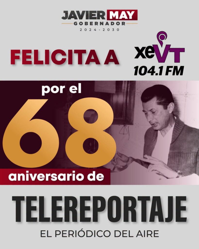 El Legado Del Periódico Del Aire: Actores Políticos, Medios Y Sociedad Celebran 68 Años De Telereportaje En Tabasco El Legado Del Periódico Del Aire: Actores Políticos, Medios Y Sociedad Celebran 68 Años De Telereportaje En Tabasco