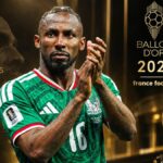 Gráfica Promocional Del Balón De Oro 2026 Con Julián Quiñones Aplaudiendo En La Camiseta Verde De La Selección Mexicana, Junto Al Trofeo Ballon D'Or.