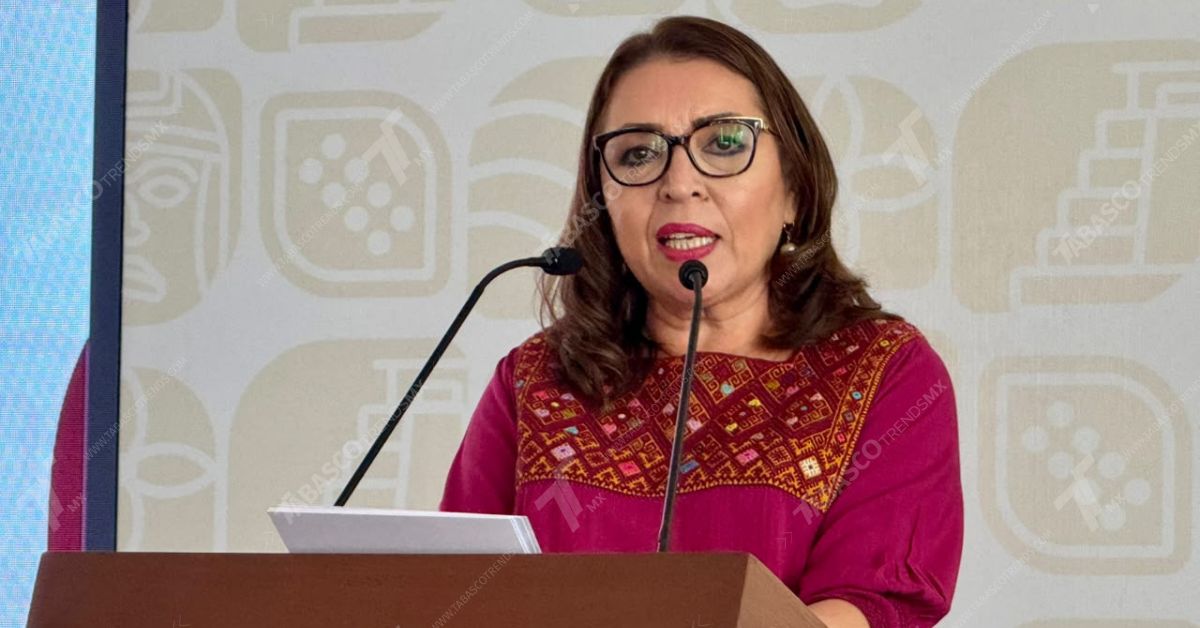 Aída Castillo Santiago, Secretaria De Cultura De Tabasco, Durante La Presentación De La Agenda Cultural Y Actividades Artísticas En El Estado.