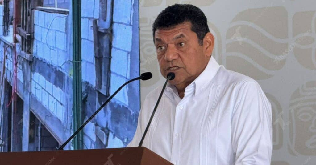 Destaca Javier May Agenda De Bienestar, Seguridad Y Desarrollo En Tabasco Rumbo A La Visita Presidencial Javier May Rodríguez, Gobernador De Tabasco, Habla En Una Conferencia De Prensa.