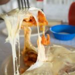Tortilla Rellena De Camarón Y Gratinada Con Abundante Queso De Hebra En El Restaurante Mi Lupita En Tabasco.