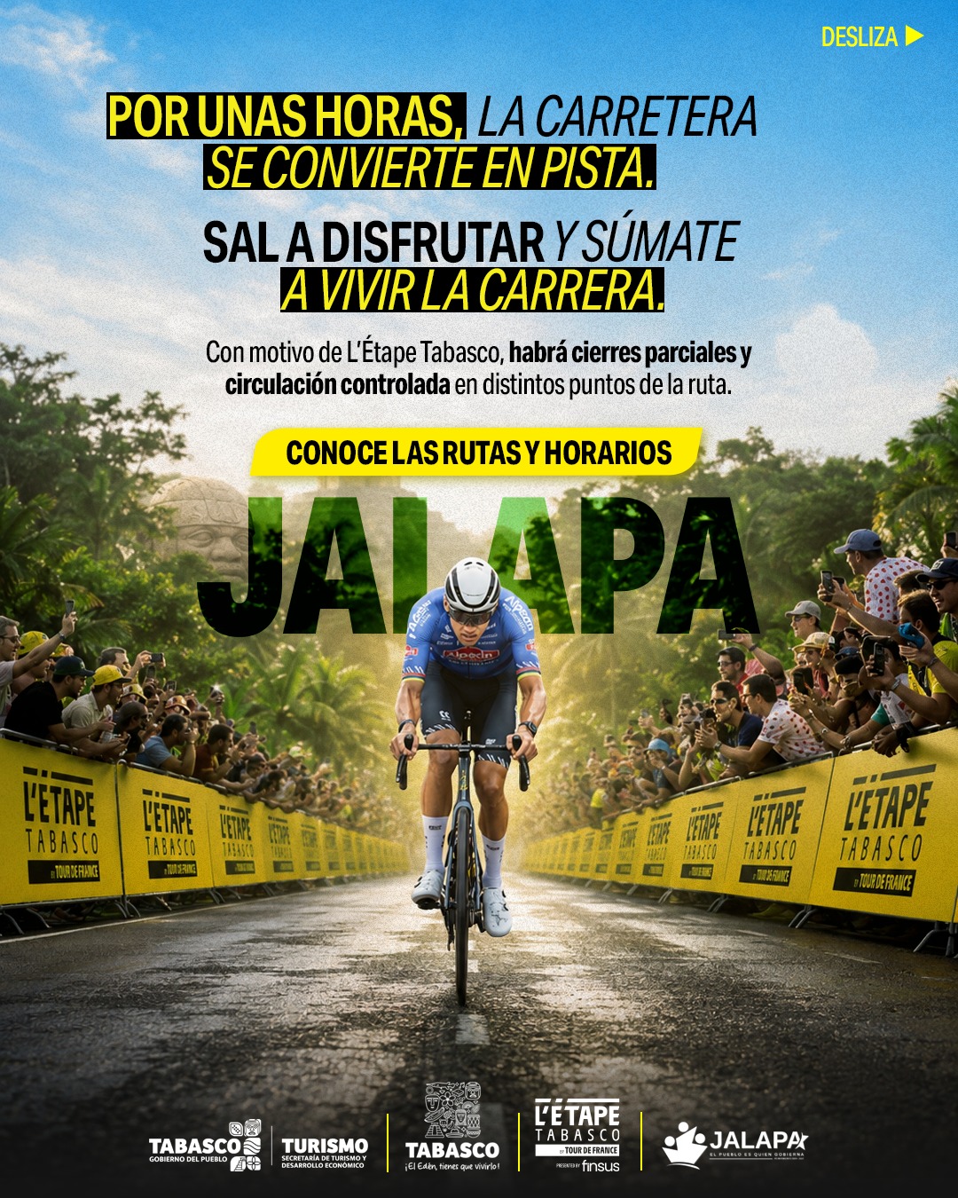 L’étape Tabasco 2026: Ciclismo Y Cierres Viales En Jalapa, Tabasco