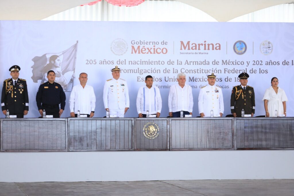 Desde Dos Bocas, El Gobierno Del Pueblo Conmemora La Historia Y Soberanía De La Armada De México Y La Constitución De 1824 Desde Dos Bocas, El Gobierno Del Pueblo Conmemora La Historia Y Soberanía De La Armada De México Y La Constitución De 1824