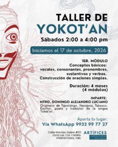 Domingo Alejandro Luciano Impartirá Taller De Lengua Yokot’an En Villahermosa Para Preservar Nuestras Raíces Domingo Alejandro Luciano Impartirá Taller De Lengua Yokot’an