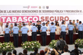 Egresan 238 Nuevos Elementos De Seguridad Y Procuración De Justicia En Tabasco Para Fortalecer La Paz Y La Legalidad