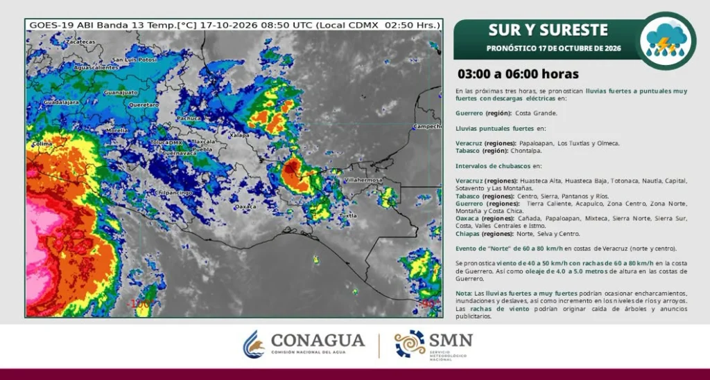 Lluvias Torrenciales En Tabasco Por Frente Frío 2: Se Prevén Acumulados Intensos Y Ambiente Bochornoso Este Sábado Lluvias Torrenciales En Tabasco Por Frente Frío 2: Se Prevén Acumulados Intensos Y Ambiente Bochornoso Este Sábado