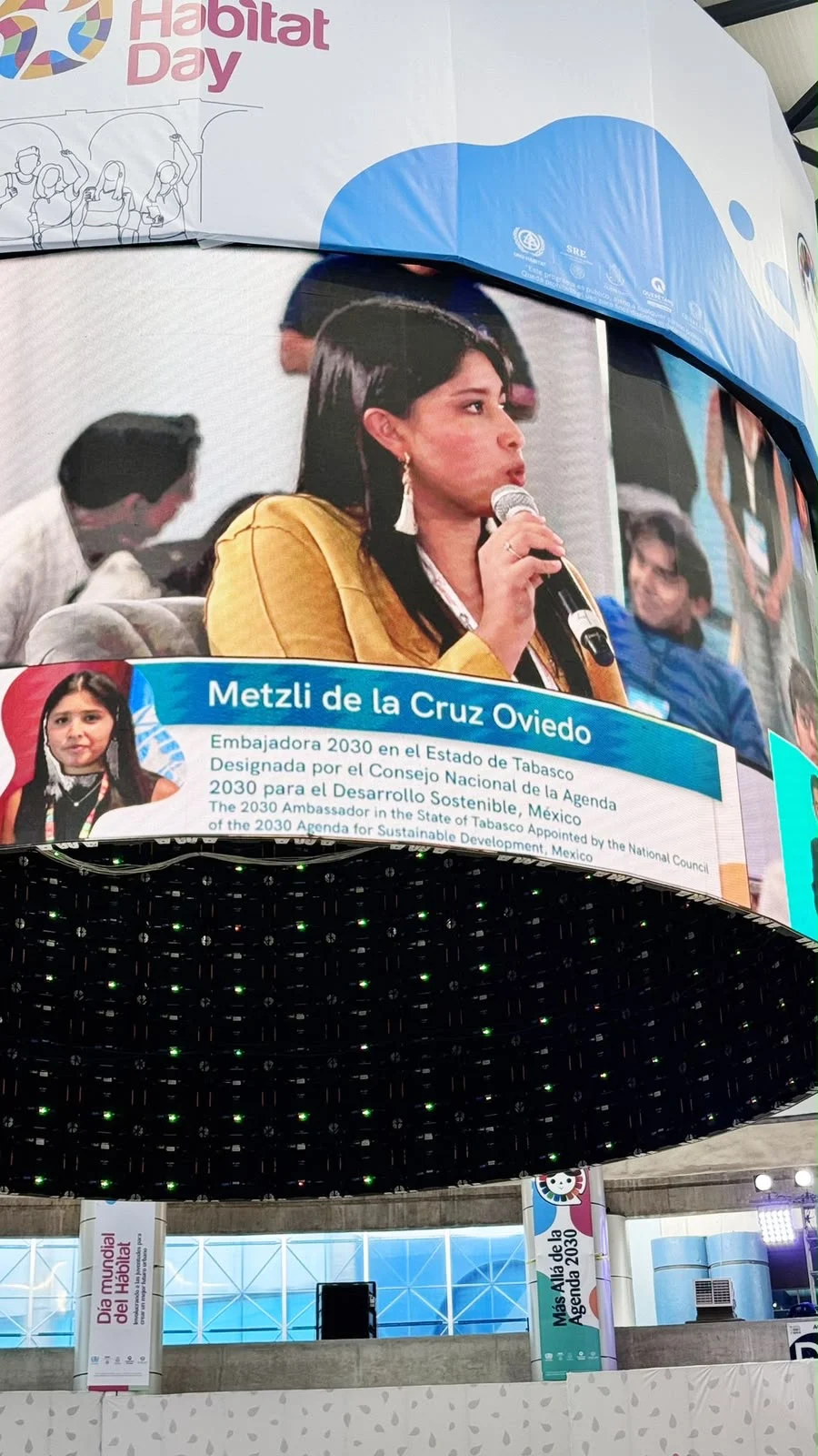 Metzli De La Cruz Oviedo: Orgullo De Tabasco Que Impulsa La Educación Y El Liderazgo Juvenil Metzli De La Cruz Oviedo Participa En Un Encuentro Internacional De Onu-Hábitat