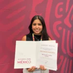 Metzli De La Cruz Oviedo Muestra Reconocimiento Por Su Participación En La Red Juvenil Por La Agenda 2030