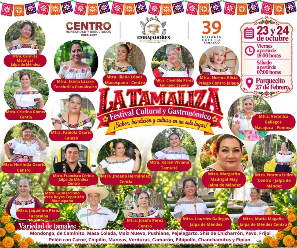 Notaría Pública 39 Impulsa El 2.º Festival De La Tamaliza En Villahermosa: Patrimonio Culinario, Responsabilidad Social Y Rescate Del Espacio Público Notaría Pública 39 Impulsa El 2.º Festival De La Tamaliza En Villahermosa: Patrimonio Culinario, Responsabilidad Social Y Rescate Del Espacio Público